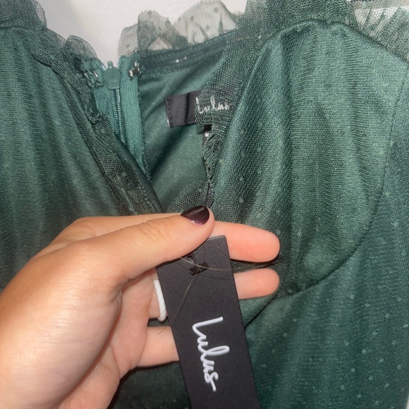 Lulu's Dark Green Maxi Dress - Picture 3 of 6